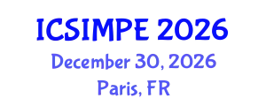 International Conference on Sports Injury Management and Performance Enhancement (ICSIMPE) December 30, 2026 - Paris, France