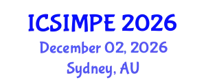 International Conference on Sports Injury Management and Performance Enhancement (ICSIMPE) December 02, 2026 - Sydney, Australia