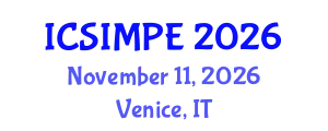 International Conference on Sports Injury Management and Performance Enhancement (ICSIMPE) November 11, 2026 - Venice, Italy