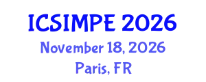 International Conference on Sports Injury Management and Performance Enhancement (ICSIMPE) November 18, 2026 - Paris, France
