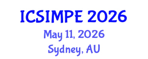 International Conference on Sports Injury Management and Performance Enhancement (ICSIMPE) May 11, 2026 - Sydney, Australia