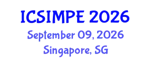 International Conference on Sports Injury Management and Performance Enhancement (ICSIMPE) September 09, 2026 - Singapore, Singapore