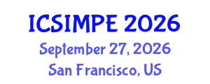 International Conference on Sports Injury Management and Performance Enhancement (ICSIMPE) September 27, 2026 - San Francisco, United States