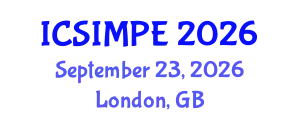 International Conference on Sports Injury Management and Performance Enhancement (ICSIMPE) September 23, 2026 - London, United Kingdom