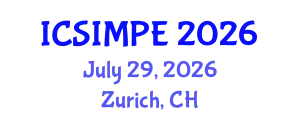 International Conference on Sports Injury Management and Performance Enhancement (ICSIMPE) July 29, 2026 - Zurich, Switzerland