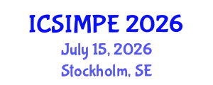 International Conference on Sports Injury Management and Performance Enhancement (ICSIMPE) July 15, 2026 - Stockholm, Sweden