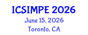 International Conference on Sports Injury Management and Performance Enhancement (ICSIMPE) June 15, 2026 - Toronto, Canada