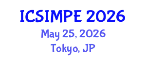 International Conference on Sports Injury Management and Performance Enhancement (ICSIMPE) May 25, 2026 - Tokyo, Japan