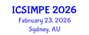 International Conference on Sports Injury Management and Performance Enhancement (ICSIMPE) February 23, 2026 - Sydney, Australia