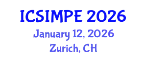 International Conference on Sports Injury Management and Performance Enhancement (ICSIMPE) January 12, 2026 - Zurich, Switzerland