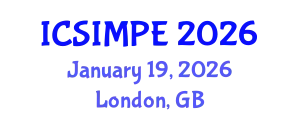 International Conference on Sports Injury Management and Performance Enhancement (ICSIMPE) January 19, 2026 - London, United Kingdom
