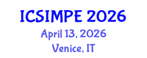 International Conference on Sports Injury Management and Performance Enhancement (ICSIMPE) April 13, 2026 - Venice, Italy