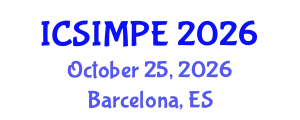 International Conference on Sports Injury Management and Performance Enhancement (ICSIMPE) October 25, 2026 - Barcelona, Spain