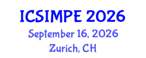 International Conference on Sports Injury Management and Performance Enhancement (ICSIMPE) September 16, 2026 - Zurich, Switzerland