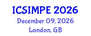 International Conference on Sports Injury Management and Performance Enhancement (ICSIMPE) December 09, 2026 - London, United Kingdom