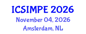 International Conference on Sports Injury Management and Performance Enhancement (ICSIMPE) November 04, 2026 - Amsterdam, Netherlands