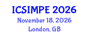 International Conference on Sports Injury Management and Performance Enhancement (ICSIMPE) November 18, 2026 - London, United Kingdom