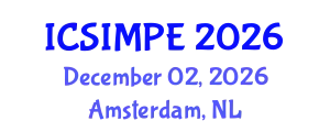 International Conference on Sports Injury Management and Performance Enhancement (ICSIMPE) December 02, 2026 - Amsterdam, Netherlands