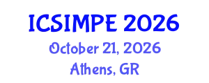 International Conference on Sports Injury Management and Performance Enhancement (ICSIMPE) October 21, 2026 - Athens, Greece