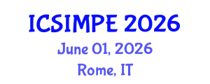 International Conference on Sports Injury Management and Performance Enhancement (ICSIMPE) June 01, 2026 - Rome, Italy