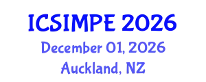 International Conference on Sports Injury Management and Performance Enhancement (ICSIMPE) December 01, 2026 - Auckland, New Zealand