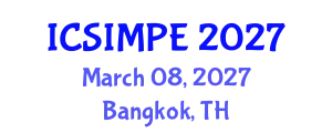 International Conference on Sports Injury Management and Performance Enhancement (ICSIMPE) March 08, 2027 - Bangkok, Thailand