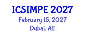 International Conference on Sports Injury Management and Performance Enhancement (ICSIMPE) February 15, 2027 - Dubai, United Arab Emirates