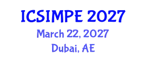 International Conference on Sports Injury Management and Performance Enhancement (ICSIMPE) March 22, 2027 - Dubai, United Arab Emirates