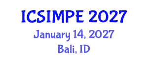 International Conference on Sports Injury Management and Performance Enhancement (ICSIMPE) January 14, 2027 - Bali, Indonesia