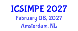 International Conference on Sports Injury Management and Performance Enhancement (ICSIMPE) February 08, 2027 - Amsterdam, Netherlands