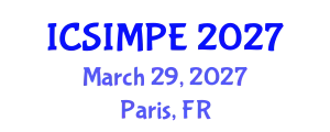 International Conference on Sports Injury Management and Performance Enhancement (ICSIMPE) March 29, 2027 - Paris, France