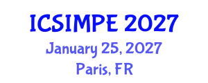 International Conference on Sports Injury Management and Performance Enhancement (ICSIMPE) January 25, 2027 - Paris, France