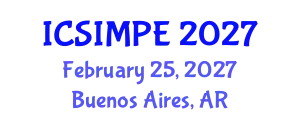 International Conference on Sports Injury Management and Performance Enhancement (ICSIMPE) February 25, 2027 - Buenos Aires, Argentina