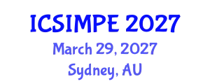 International Conference on Sports Injury Management and Performance Enhancement (ICSIMPE) March 29, 2027 - Sydney, Australia