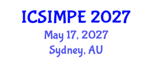 International Conference on Sports Injury Management and Performance Enhancement (ICSIMPE) May 17, 2027 - Sydney, Australia