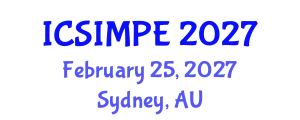 International Conference on Sports Injury Management and Performance Enhancement (ICSIMPE) February 25, 2027 - Sydney, Australia
