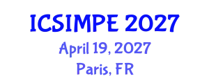 International Conference on Sports Injury Management and Performance Enhancement (ICSIMPE) April 19, 2027 - Paris, France