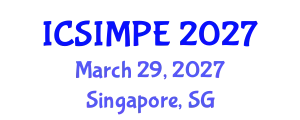 International Conference on Sports Injury Management and Performance Enhancement (ICSIMPE) March 29, 2027 - Singapore, Singapore