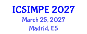 International Conference on Sports Injury Management and Performance Enhancement (ICSIMPE) March 25, 2027 - Madrid, Spain