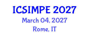 International Conference on Sports Injury Management and Performance Enhancement (ICSIMPE) March 04, 2027 - Rome, Italy
