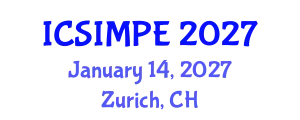 International Conference on Sports Injury Management and Performance Enhancement (ICSIMPE) January 14, 2027 - Zurich, Switzerland