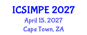 International Conference on Sports Injury Management and Performance Enhancement (ICSIMPE) April 15, 2027 - Cape Town, South Africa