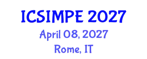 International Conference on Sports Injury Management and Performance Enhancement (ICSIMPE) April 08, 2027 - Rome, Italy