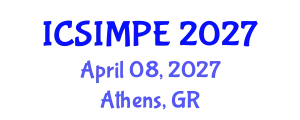 International Conference on Sports Injury Management and Performance Enhancement (ICSIMPE) April 08, 2027 - Athens, Greece