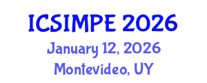 International Conference on Sports Injury Management and Performance Enhancement (ICSIMPE) January 12, 2026 - Montevideo, Uruguay