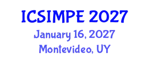 International Conference on Sports Injury Management and Performance Enhancement (ICSIMPE) January 16, 2027 - Montevideo, Uruguay
