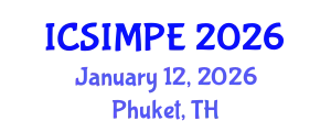 International Conference on Sports Injury Management and Performance Enhancement (ICSIMPE) January 12, 2026 - Phuket, Thailand