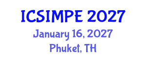 International Conference on Sports Injury Management and Performance Enhancement (ICSIMPE) January 16, 2027 - Phuket, Thailand