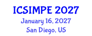 International Conference on Sports Injury Management and Performance Enhancement (ICSIMPE) January 16, 2027 - San Diego, United States