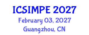 International Conference on Sports Injury Management and Performance Enhancement (ICSIMPE) February 03, 2027 - Guangzhou, China